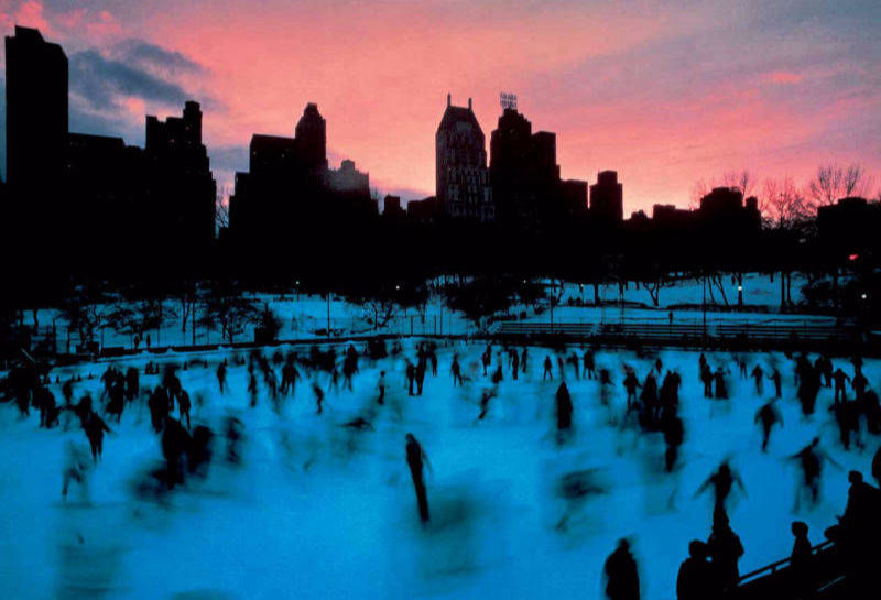 Wollman Rink in Central Park NYC 1983