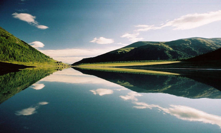 Lake Akem Siberia Altai region