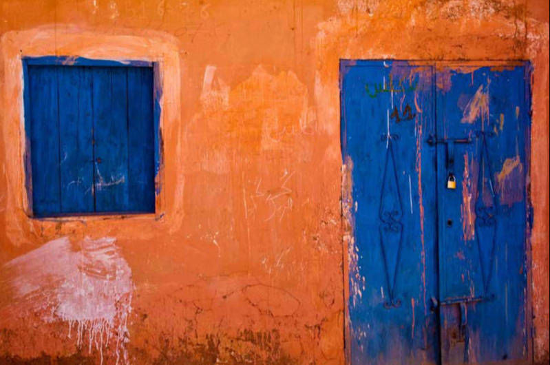 Blue and Ocre Morocco