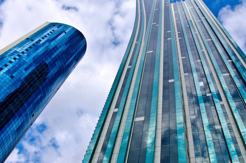 Blue Buildings Astana