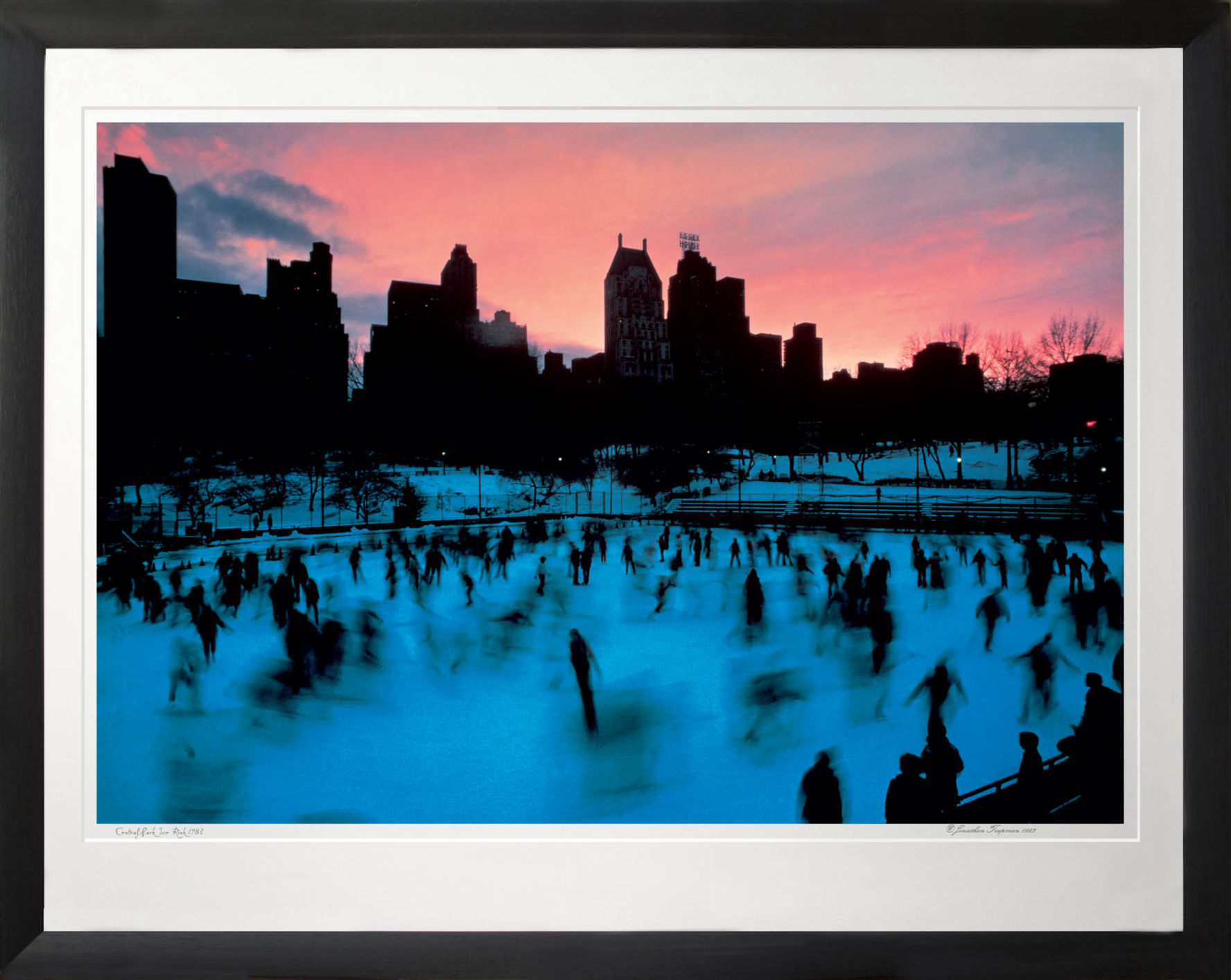 Ice Rink Central Park NYC 1983