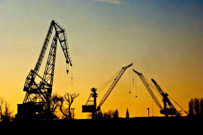 Cranes over Venice