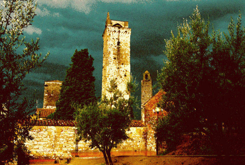 Purchase print of San Gimignano towers