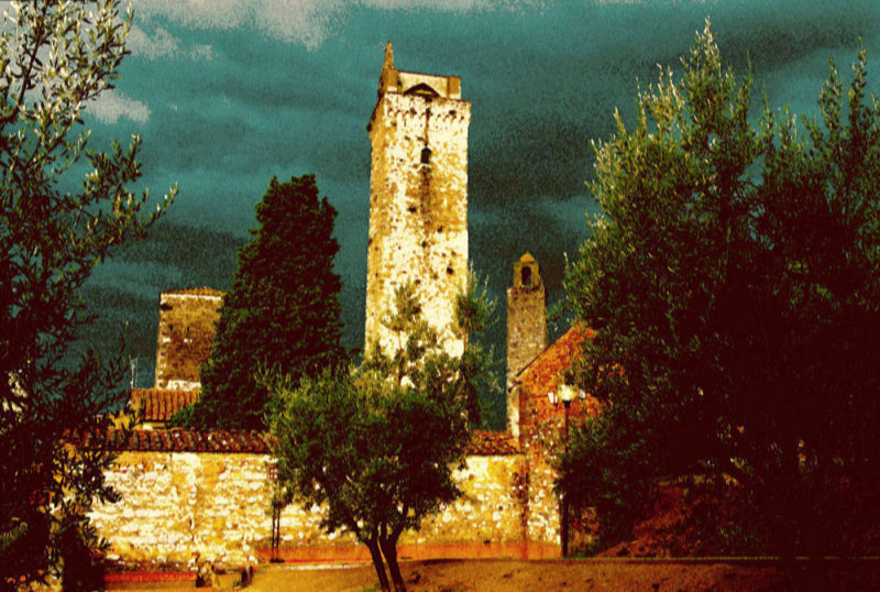 Towers of San Gimignano Tuscany Italy